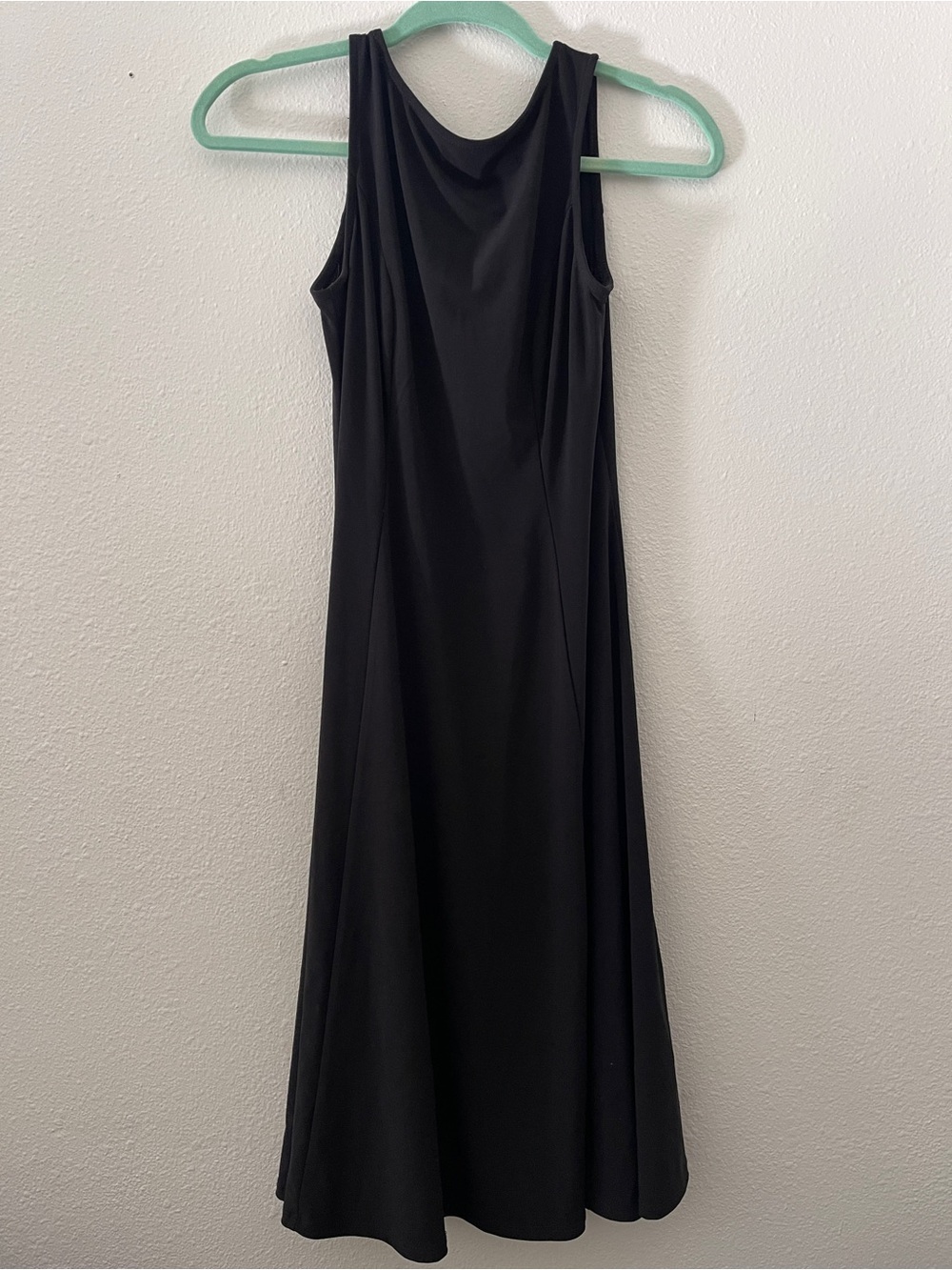 Tash + Sophie Womens Black Shift Dress high neck xs